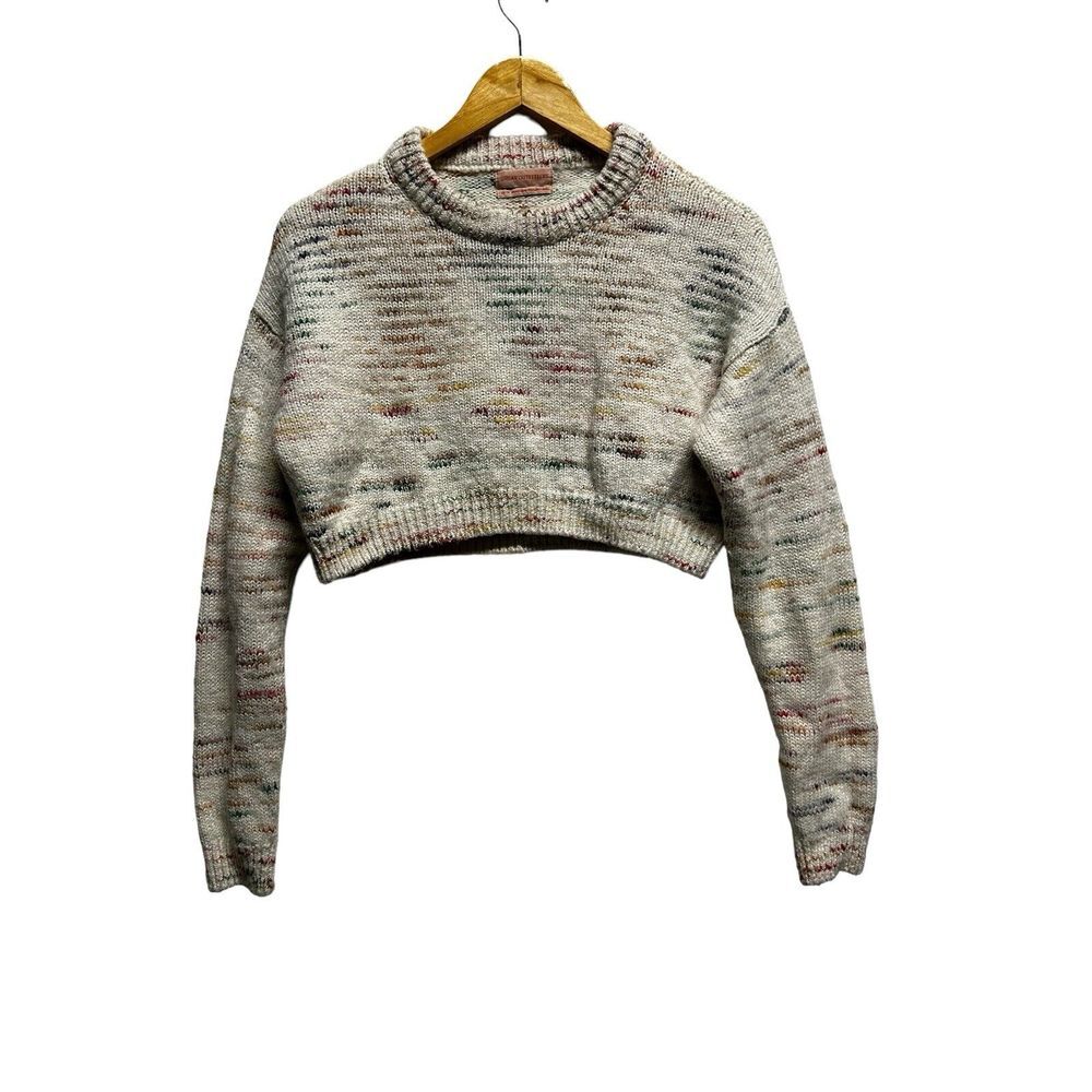 Urban Outfitters Multicolor Off-the-Shoulder Sweater